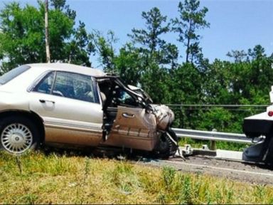 VIDEO: Texas firefighter Aaron Van Riper responded to a head-on collision, only to discover that his wife and 7-year-old son were inside the vehicle.