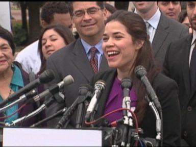 VIDEO: The "Ugly Betty" actress thinks Trump's controversial comments on Mexican immigrants will mobilize Latinos to the polls, to vote against candidates who spew "hateful rhetoric."