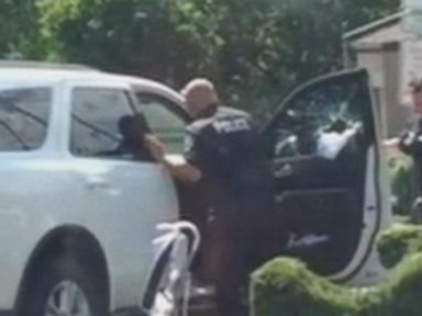 VIDEO: The Pennsylvania police officers responded to a 911 call from a mother whose children were accidentally locked in the car with the keys inside.