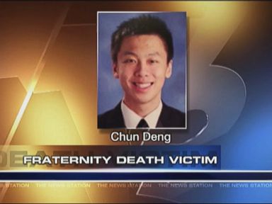 VIDEO: Police say fraternity members at Baruch College physically abused Chun "Michael" Deng at a rented house in Pennsylvania's Pocono Mountains.