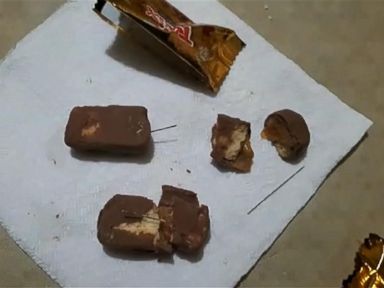 VIDEO: Police in Chester County, Pennsylvania are investigating who put needles inside wrapped candy bars given out for Halloween.