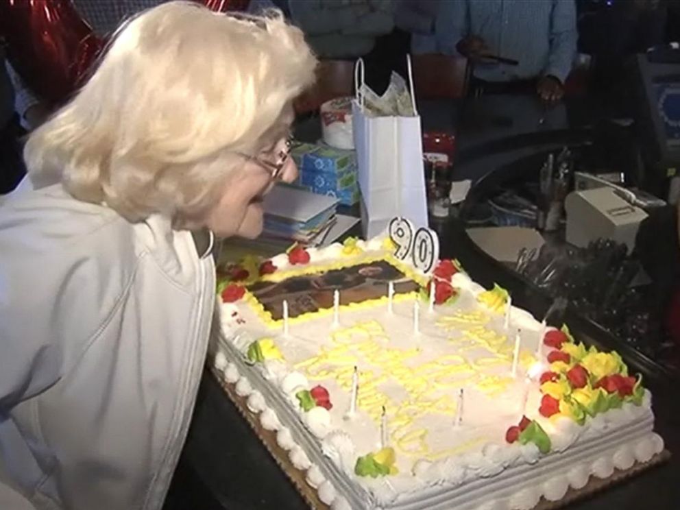 90-year-old woman celebrates birthday at Whataburger where she's worked for  12 years