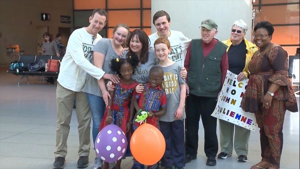 Family Reunited With Adopted Children After 3 Years