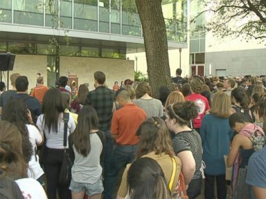 VIDEO: University of Texas Holds Vigil for Murdered Student