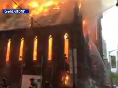 VIDEO: The fire broke out on the first floor of the Serbian Cathedral.