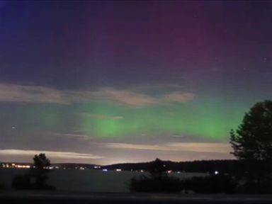 VIDEO: In the Northern Hemisphere, the aurora borealis, also called the "northern lights," occurs when particles from space interact with electrically charged particles in the Earth's magnetic field.