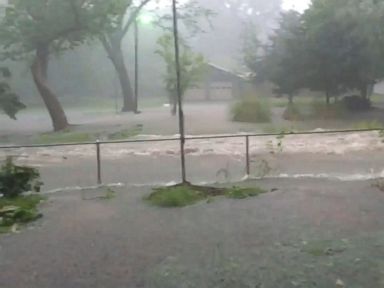 VIDEO: At least one person is dead in Southeast Texas after heavy rains and extreme flooding barreled through the area, officials said.