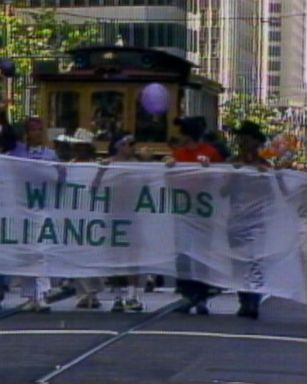 VIDEO: June 26, 1983: Gay Pride marches across the U.S. highlight AIDS awareness.