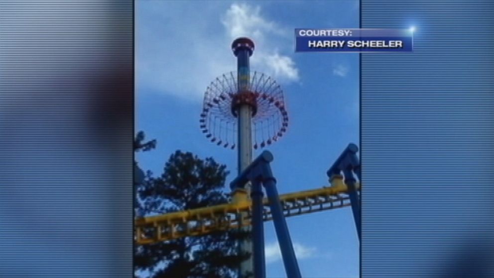 Power Outage Strands Thrill Seekers On Amusement Park Rides Video Abc News - roblox amusement park videos