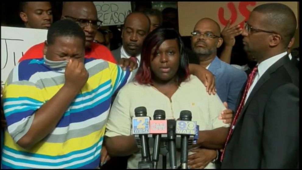 Video Baton Rouge Victim's Son Breaks Down Over Cop Shooting - ABC News