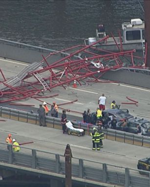 VIDEO: All lanes are closed as authorities arrive on the scene in the wake of the accident.