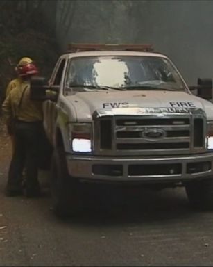 VIDEO: A wildfire on California's northern coast is gaining ground one week after it started, threatening an expanding number of homes and businesses.