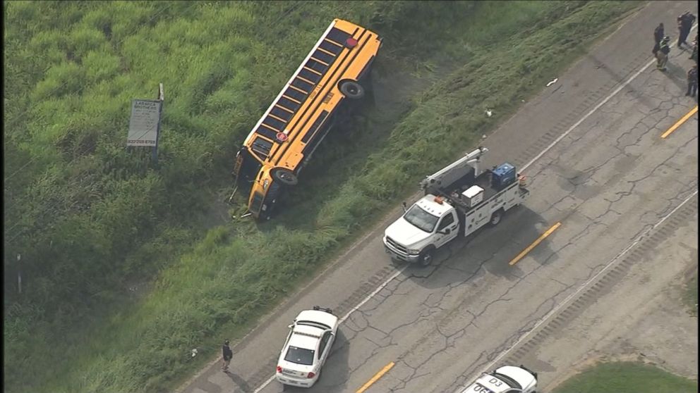 Students Injured After School Bus Crash in Texas Video - ABC News