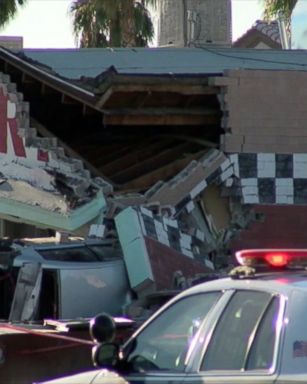 The driver of the car involved in the crash attempted to flee on foot, according to Glendale Police, but was taken into custody shortly after.