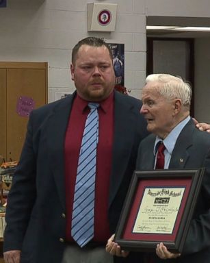 VIDEO: George Fricovsky, 90, left high school in 1944 to fight in World War II.