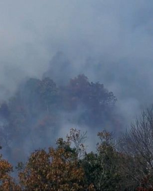 VIDEO: Dozens of wildfires continue to burn across southern states on Wednesday, blanketing large areas with smoke and prompting health officials to warn people to stay indoors.