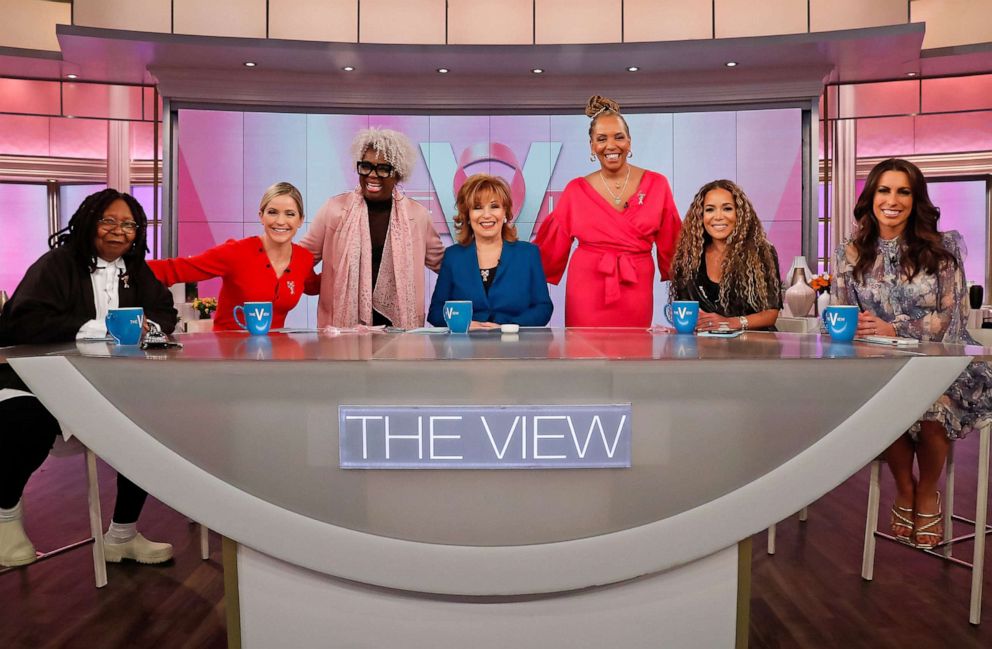 PHOTO: "The View" celebrates breast cancer survivors Angela Taylor (Fort Lauderdale, Florida), Venita Graves (Houston, Texas) and Dawn Compton (Belleville, Texas).