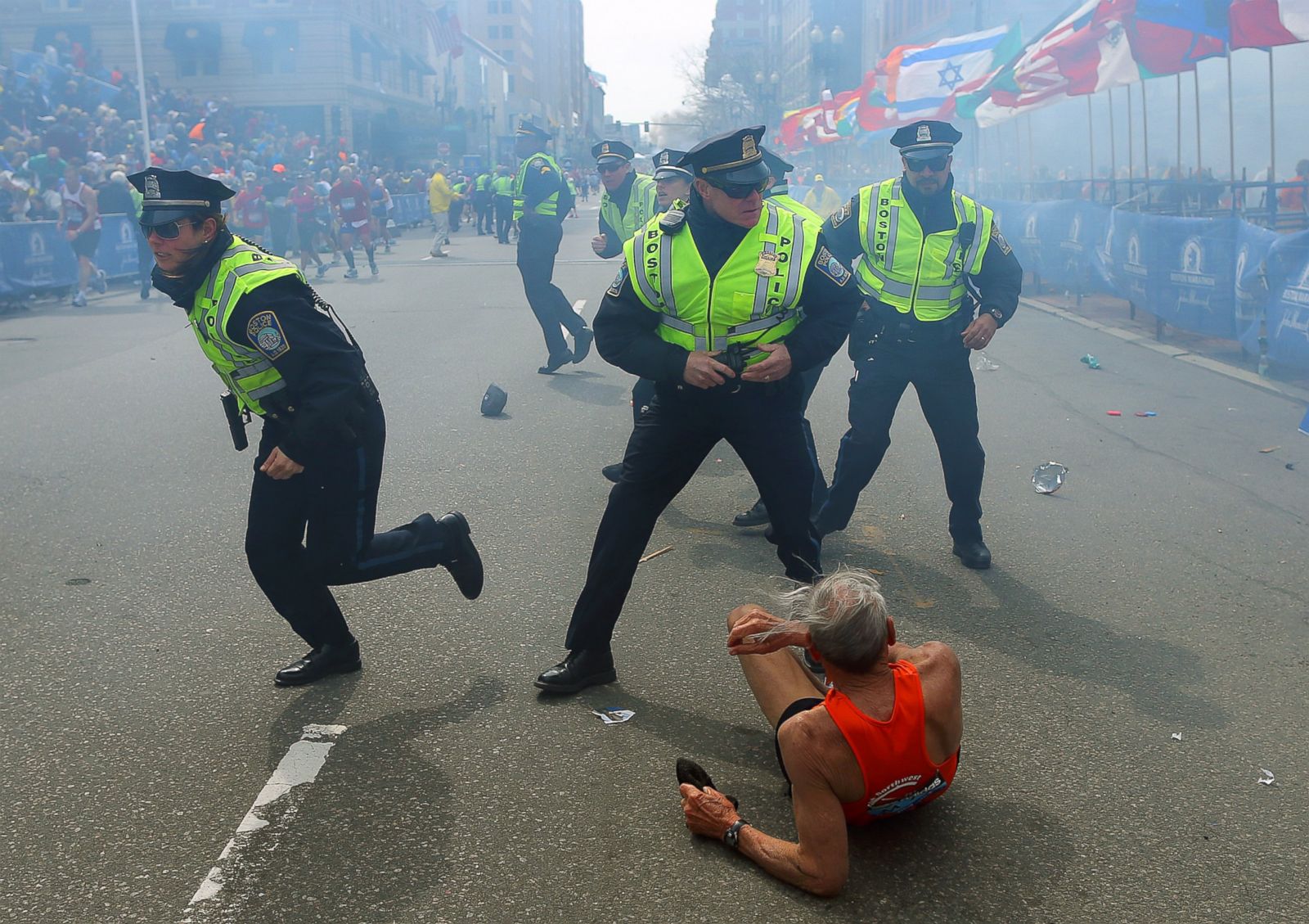 Haunting Photos From The Boston Marathon Bombing Photos ABC News