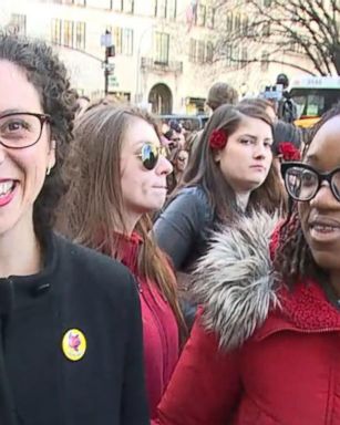 VIDEO: Day Without A Woman demonstration in Central Park, New York