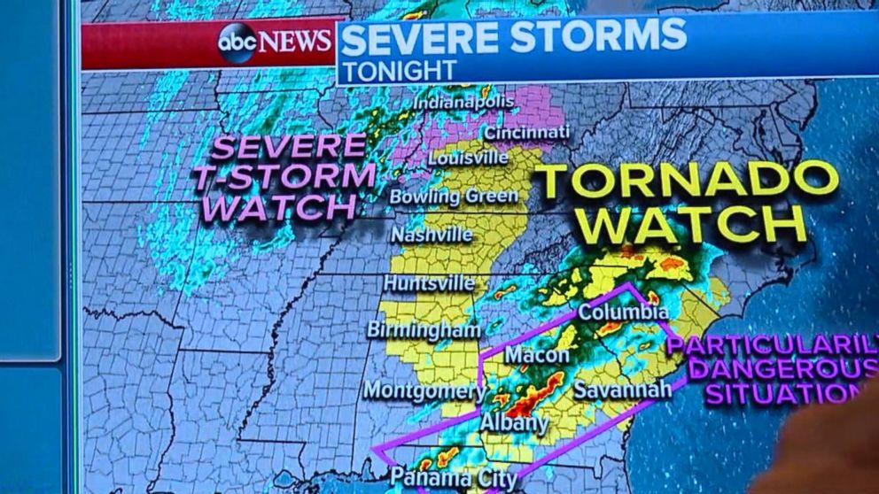 Major Severe Weather Outbreak Expected In Southeast Video - ABC News