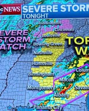 VIDEO: Major severe weather outbreak expected in Southeast