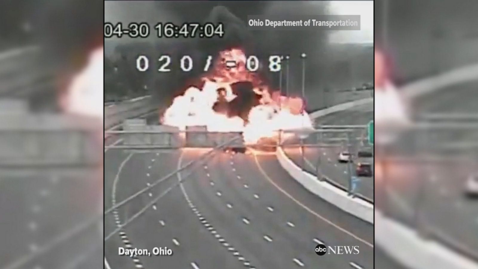 Car accident in Ohio causes explosion - Good Morning America