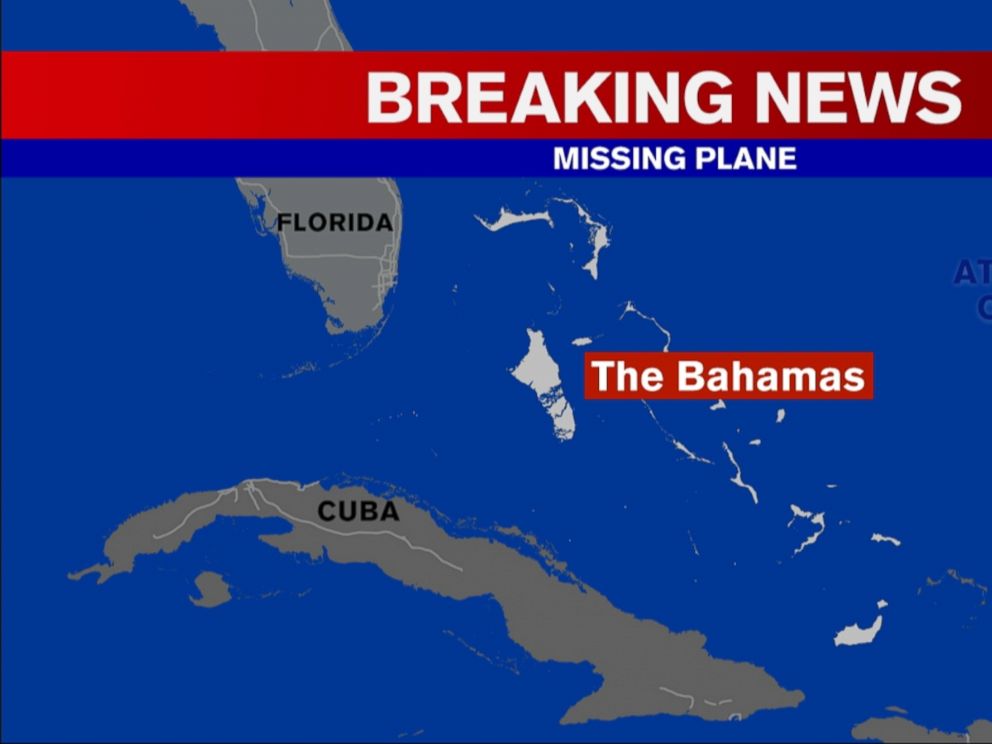 Plane with 4 on board vanishes near Bahamas