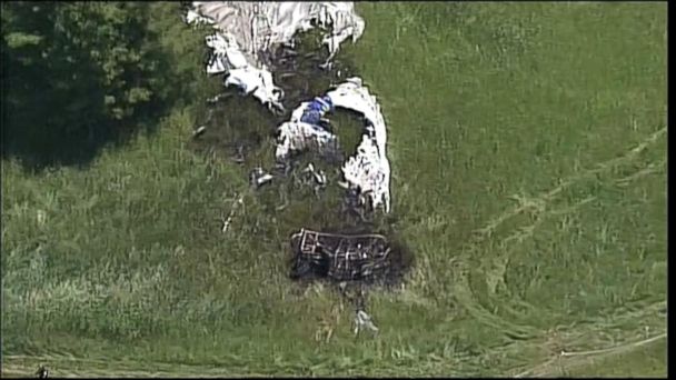 Video Blimp crashes near US Open in Wisconsin - ABC News