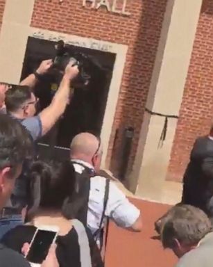 VIDEO: Charlottesville rally organizer's press conference ends early 