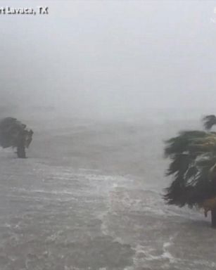 VIDEO: Hurricane Harvey slams Port Lavaca, Texas