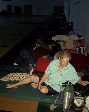 "It got really rough," said Zachary Dearing, who helped open a shelter along with a group of young people in Rockport, Texas.