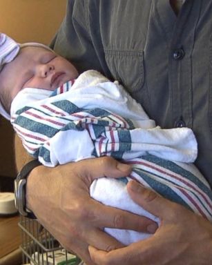 VIDEO: Health baby born after Hurricane Harvey