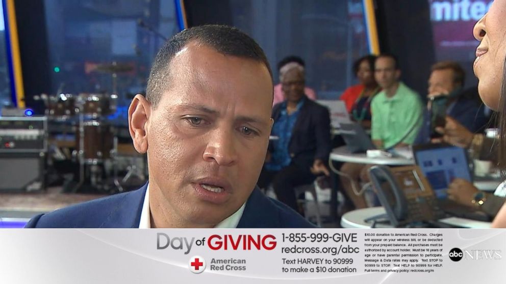 Video Alex Rodriguez to people affected by Hurricane Harvey: 'You
