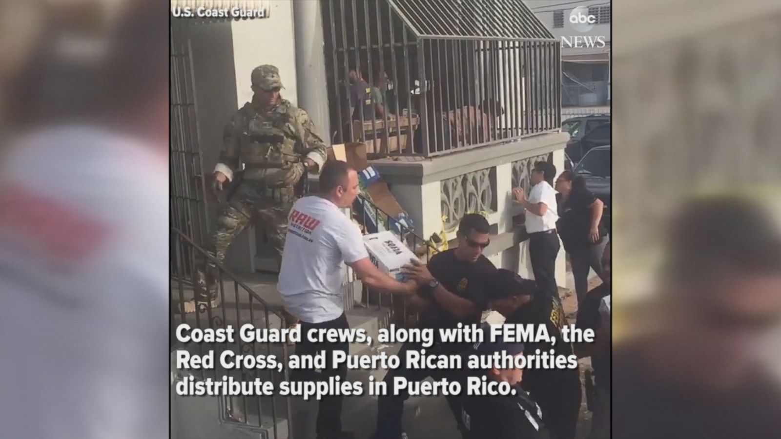 Meals, water distributed in Puerto Rico - Good Morning America