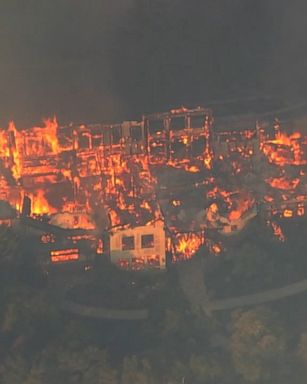 VIDEO: Aerial footage shows the destruction of homes in Santa Rosa, California.