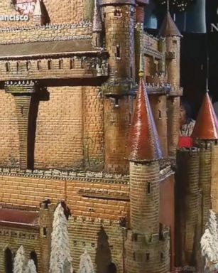 VIDEO: San Francisco hotel unveils giant sugar castle