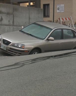 VIDEO: A 129-year-old water main broke in Manchester, New Hampshire.