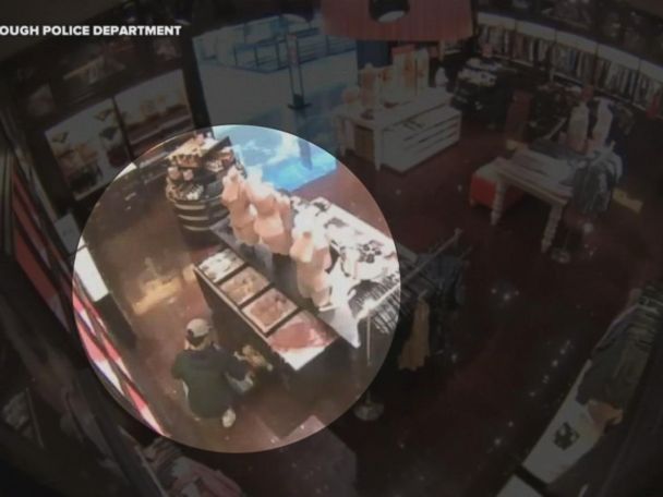 Bra'-zen theft caught on security camera at Victoria's Secret