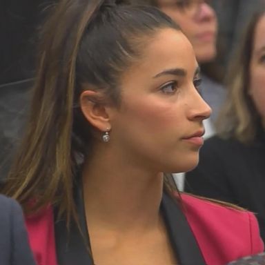 Olympic gymnastics star Aly Raisman showed up in a Michigan courtroom Friday to face down Larry Nassar, the former doctor who molested her and scores of other elite female athletes.