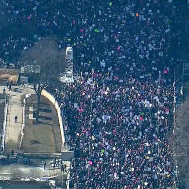 VIDEO: Women's March fills streets of cities across the country