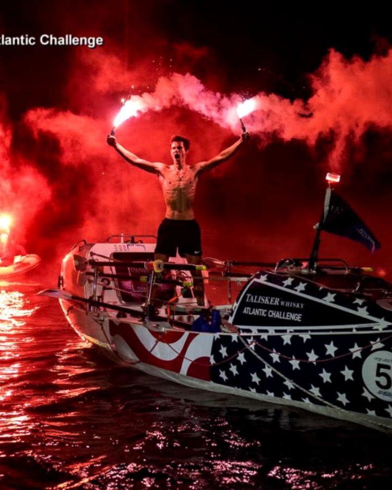 19 year old American becomes youngest person to row solo across the Atlantic