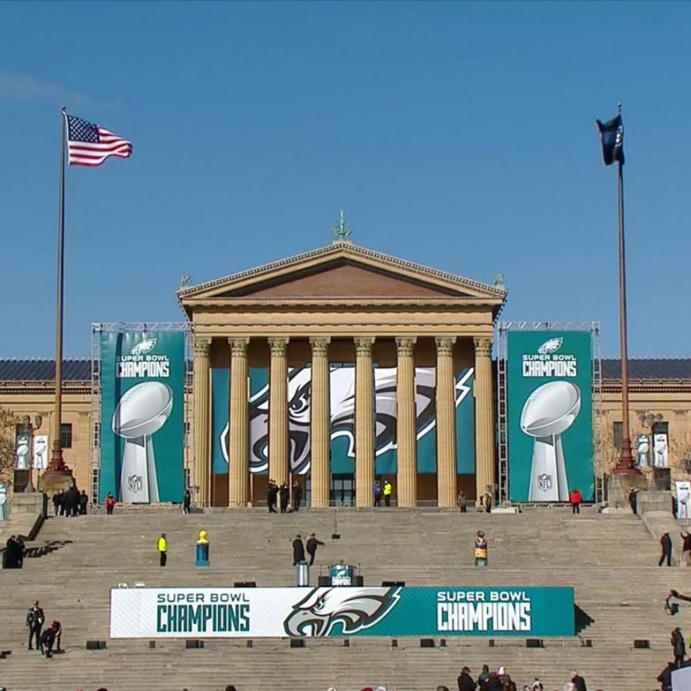 City of Philadelphia shuts down for Eagles' first-ever Super Bowl victory  parade - ABC News