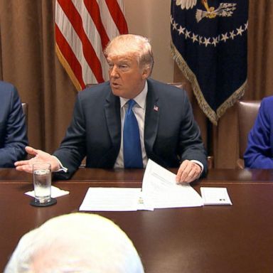 VIDEO: President Trump hosts bipartisan lawmakers for a wide-ranging discussion on school safety and gun laws