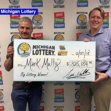 VIDEO: A Michigan tow truck driver has won the lottery three times in one day.