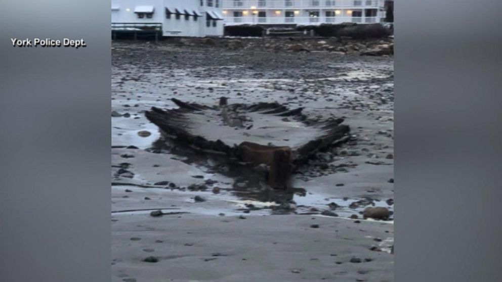 Nor'easter Unearths Skeleton Of Nearly 250-year-old Shipwreck In Maine 