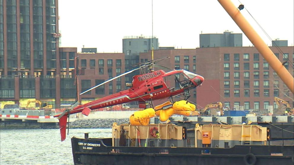 VIDEO: The Sunday night crash in the East River of New York City killed five people.