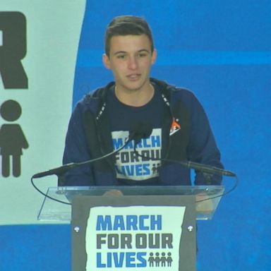 VIDEO: Cameron Kasky said, "We must stand beside those we've lost and fix the world that betrayed them."