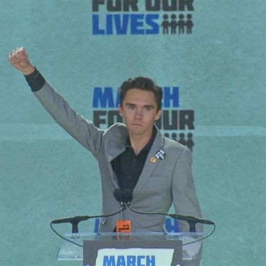 VIDEO: Marjory Stoneman Douglas High School student David Hogg spoke at the March for Our Lives rally in Washington, D.C.