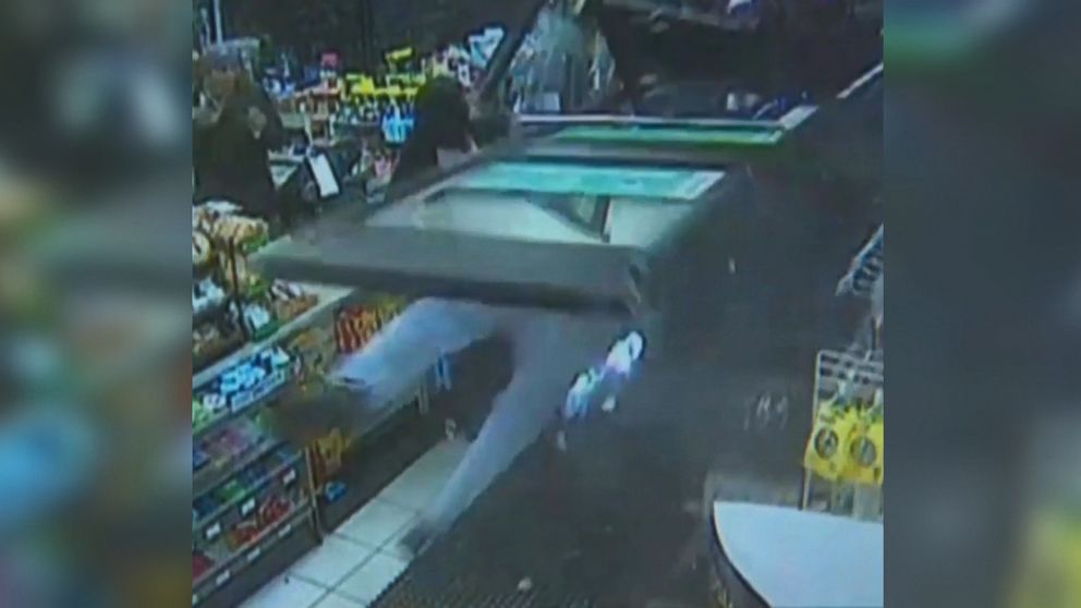 Man crashes SUV into convenience store Video - ABC News