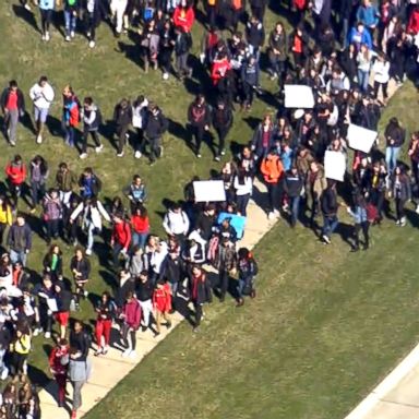 Today's walkout lasts from 10 a.m. until the end of the school day.